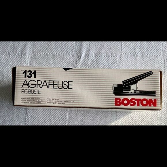 Vintage Boston 131 Stapler Heavy Duty 100 Page Capacity New Old Stock Unused. - Picture 5 of 8
